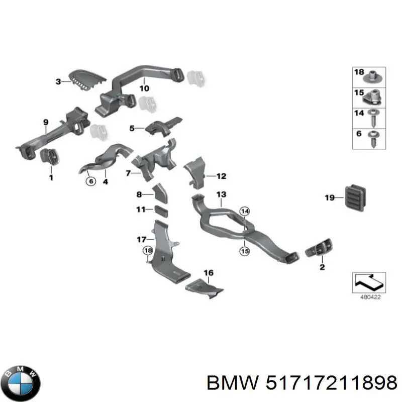  BMW 51717211898 ціна, від 11.40 USD