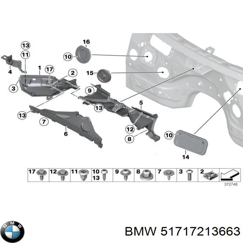 Купити 51717213663 BMW 