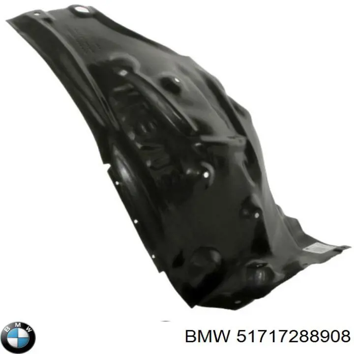 Підкрилок переднього крила, правий задній BMW 51717288908 ціна, від 99.12 USD