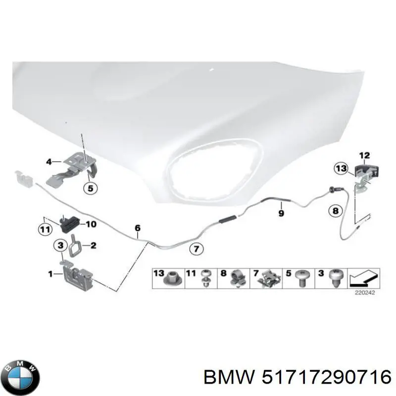  BMW 51717290716 ціна, від 15.20 USD