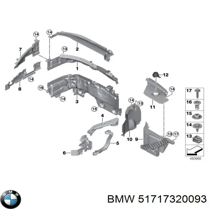  BMW 51717320093 ціна, від 16.47 USD
