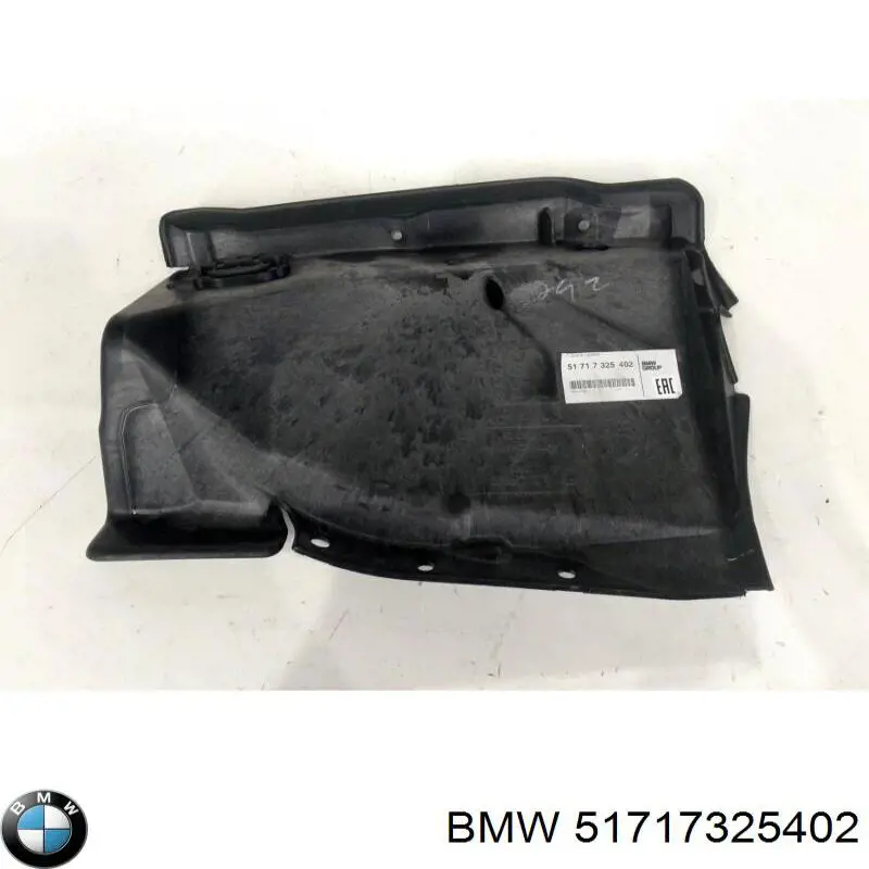 51717325402 BMW щиток брудозахисний передньої арки крила