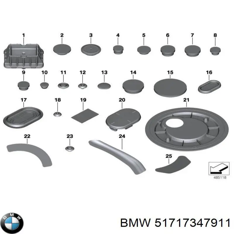  BMW 51717347911 ціна, від 6.33 USD