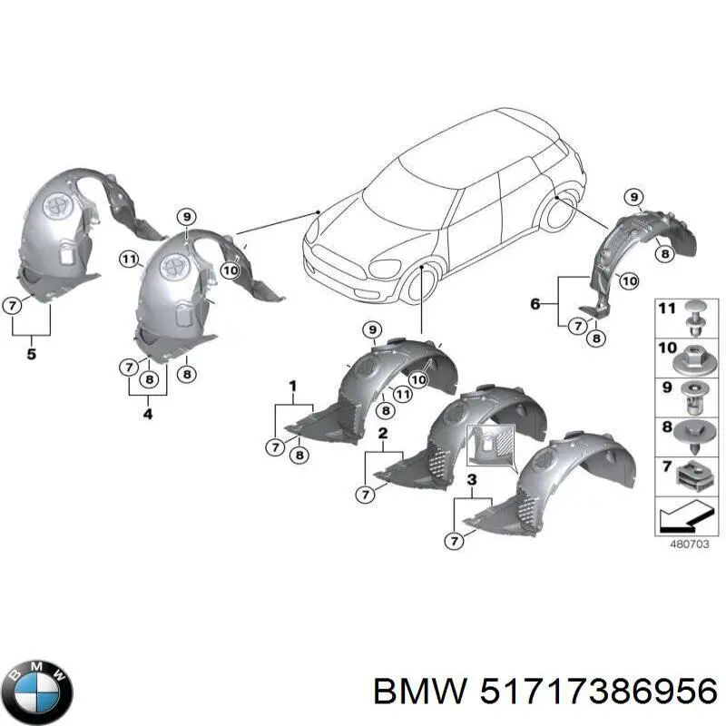  51717386956 BMW