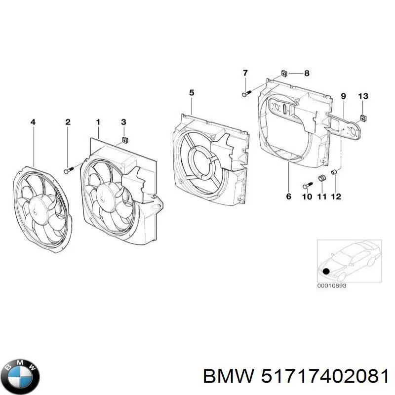  51717402081 BMW