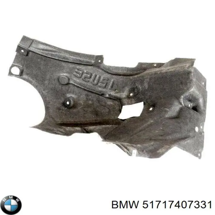 51717407331 BMW Підкрилок переднього крила, лівий задній