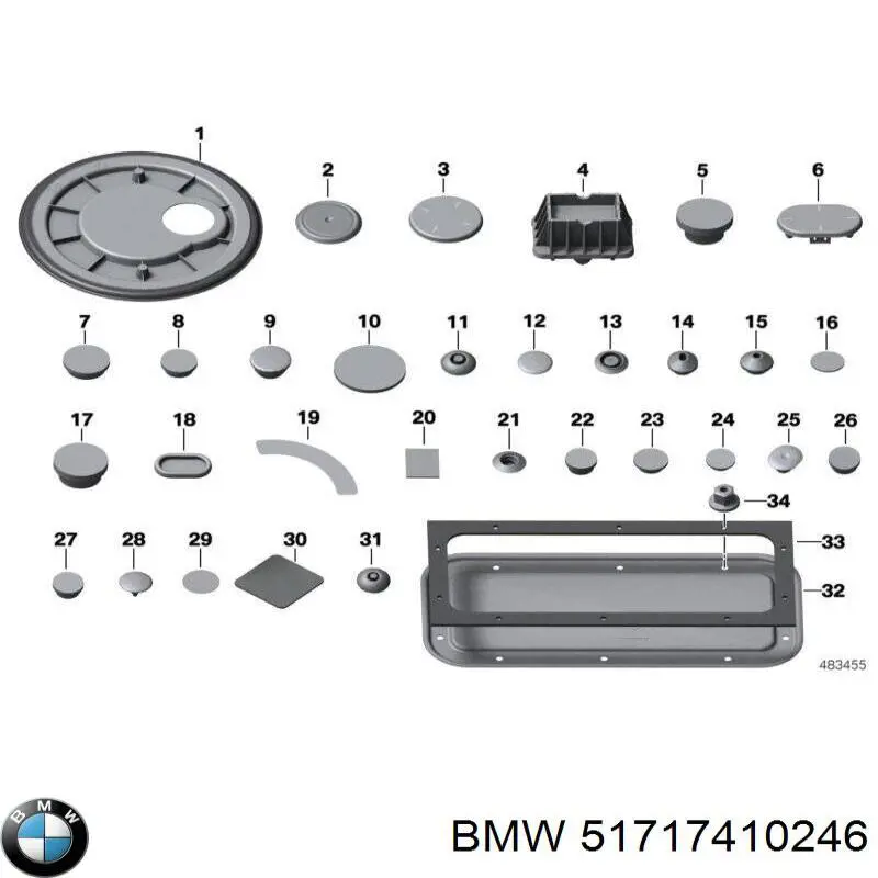 Купити 51717410246 BMW Ремкомплект гальмівного циліндру