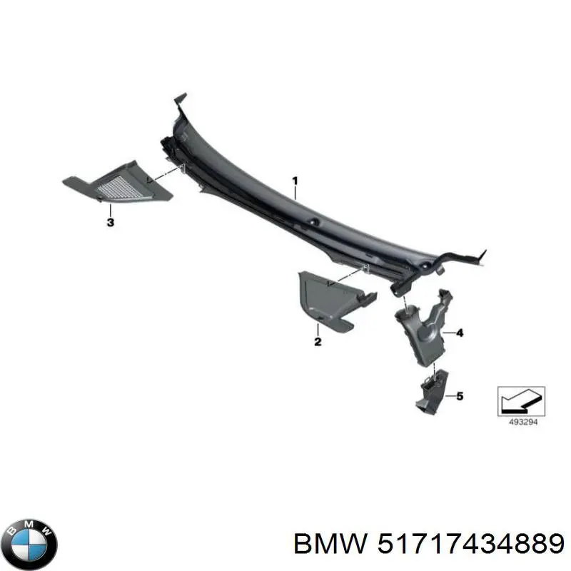  BMW 51717434889 ціна, від 12.67 USD
