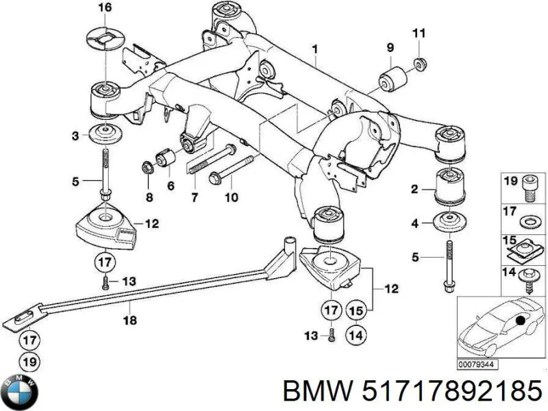 Купити 51717892185 BMW 