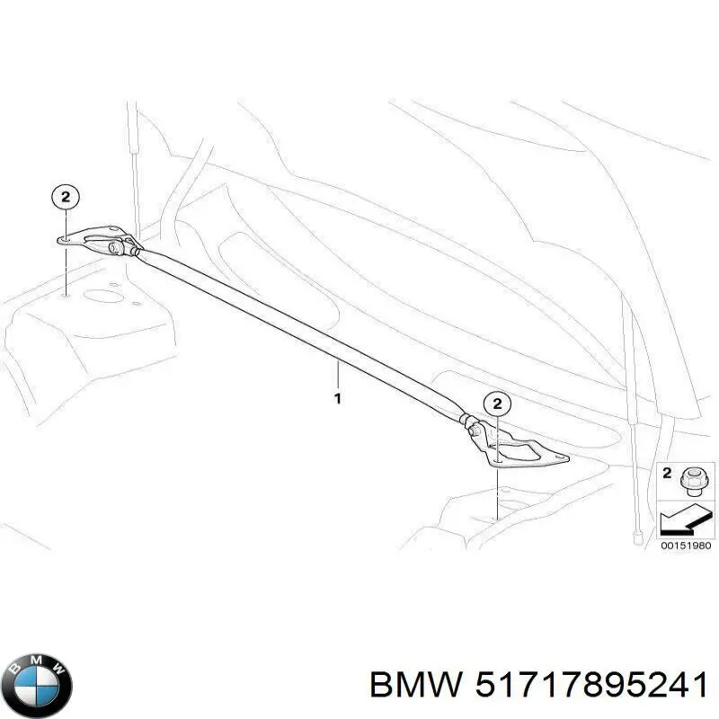 Купити 51717895241 BMW 