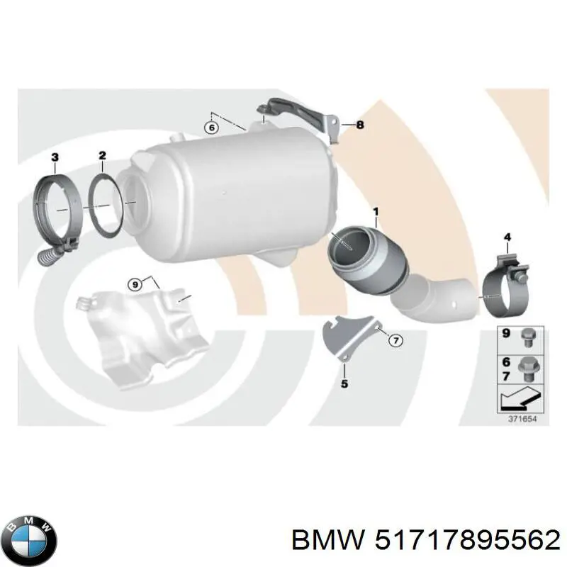  BMW 51717895562 ціна, від 246.72 USD