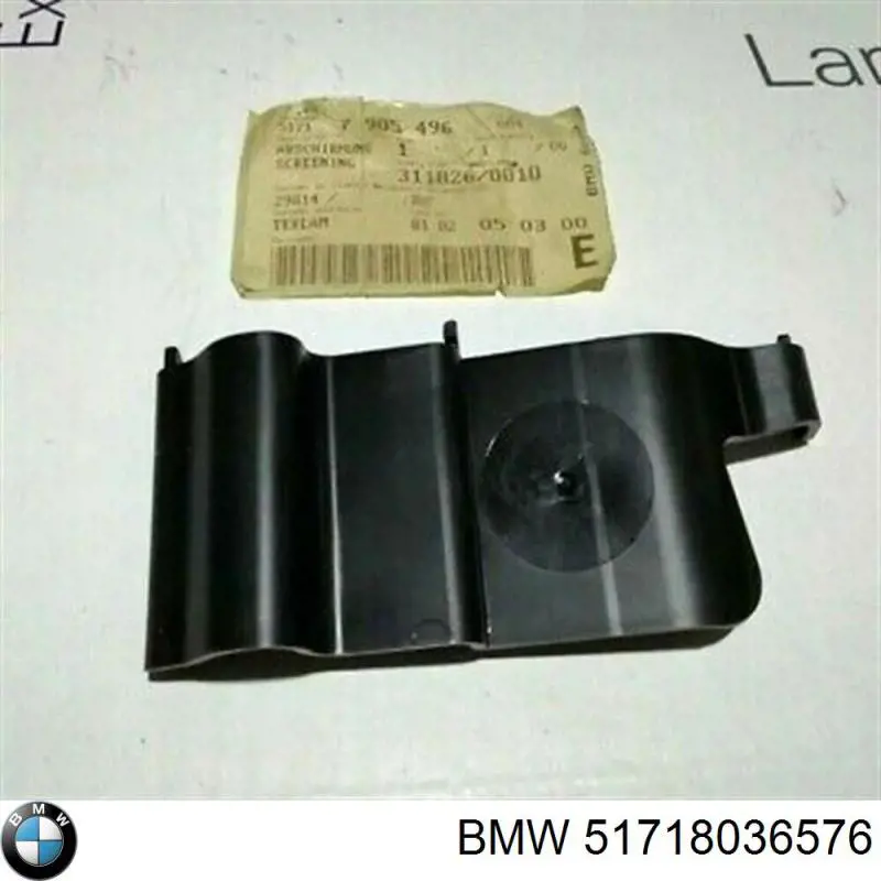 51718036576 BMW Повітропровід (дефлектор) радіатора, правий