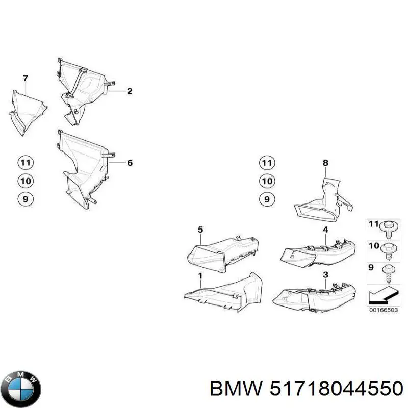 BMW 51718044550 ціна, від 14.11 USD