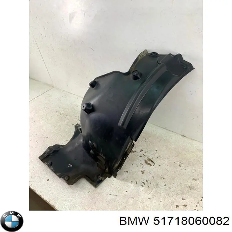 Підкрилок переднього крила, правий задній BMW 51718060082 ціна, від 126.67 USD