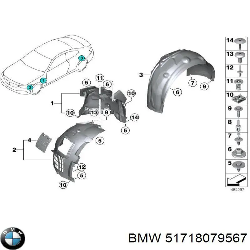  BMW 51718079567 ціна, від 129.18 USD