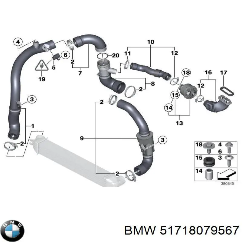 Купити 51718079567 BMW 
