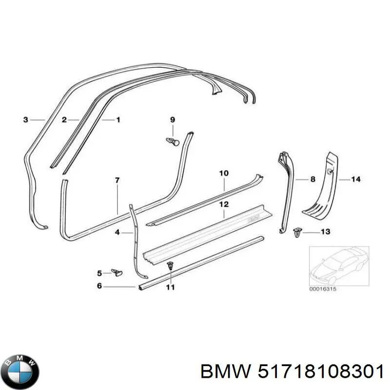  51718108301 BMW