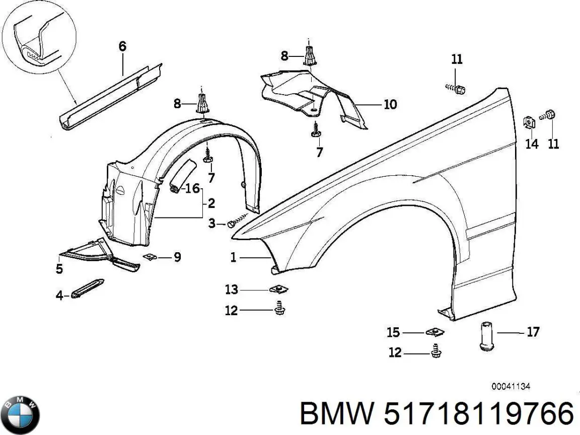 Купити 51718119766 BMW 