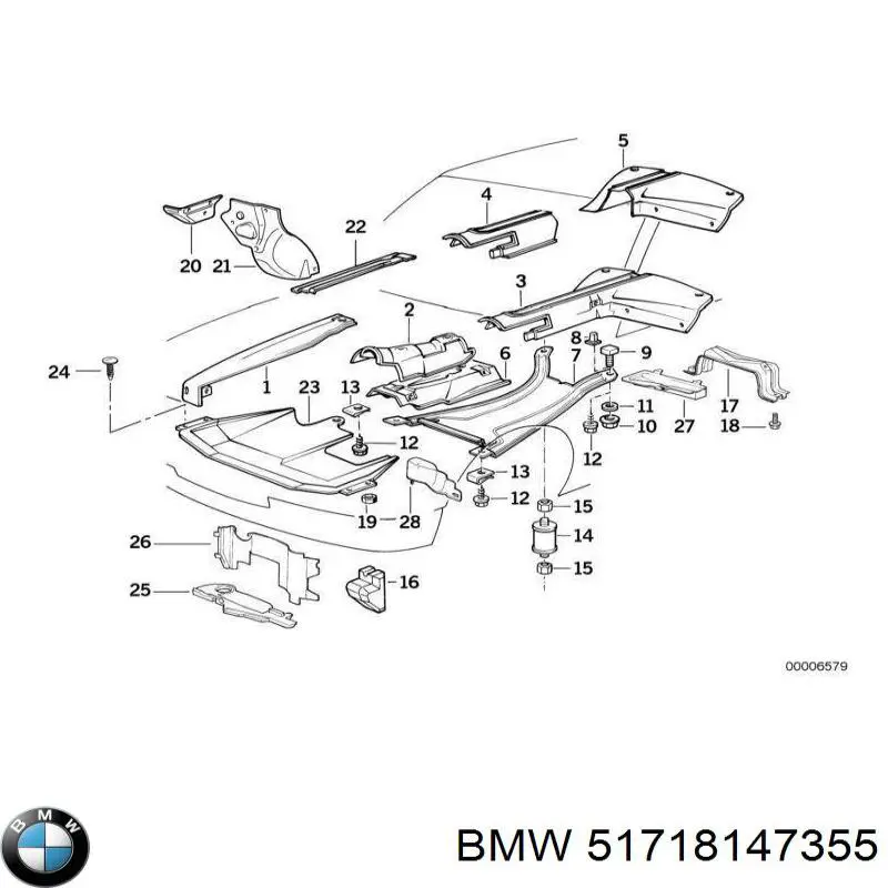 51718147355 BMW Захист піддона двигуна