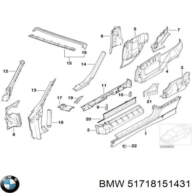 51718151431 BMW 