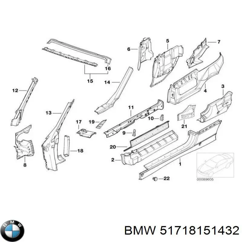 51718151432 BMW 