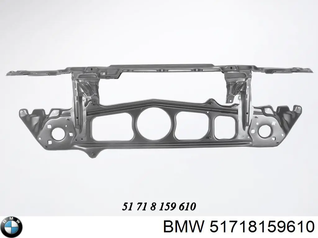 51718159610 BMW супорт радіатора в зборі/монтажна панель кріплення фар