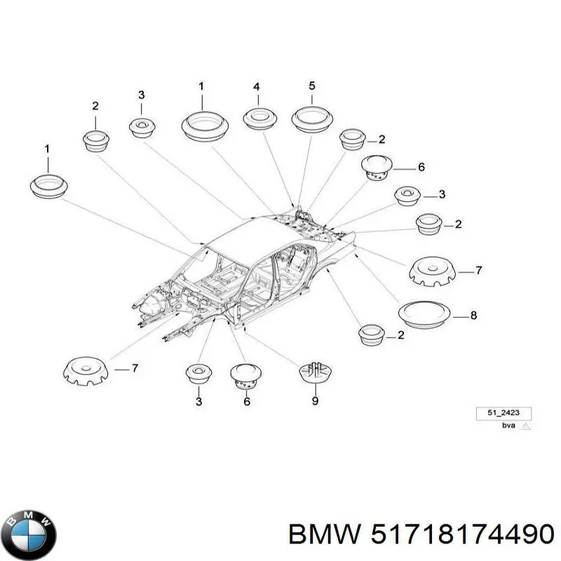 Купити 51718174490 BMW 