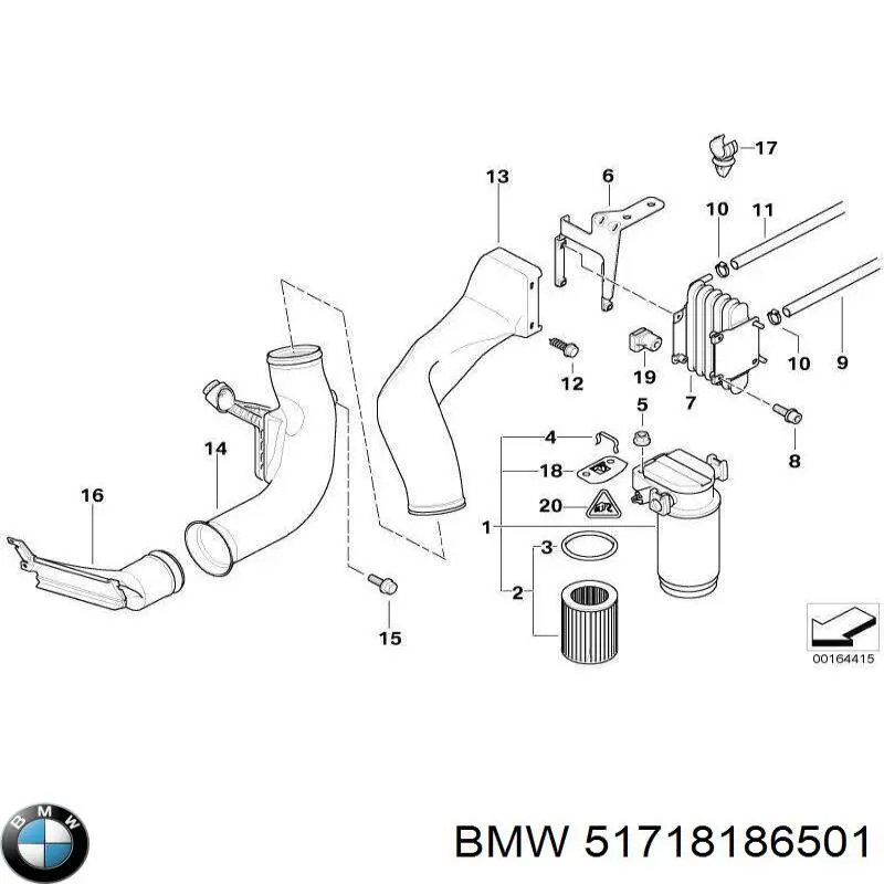 Скло лобове BMW 51718186501