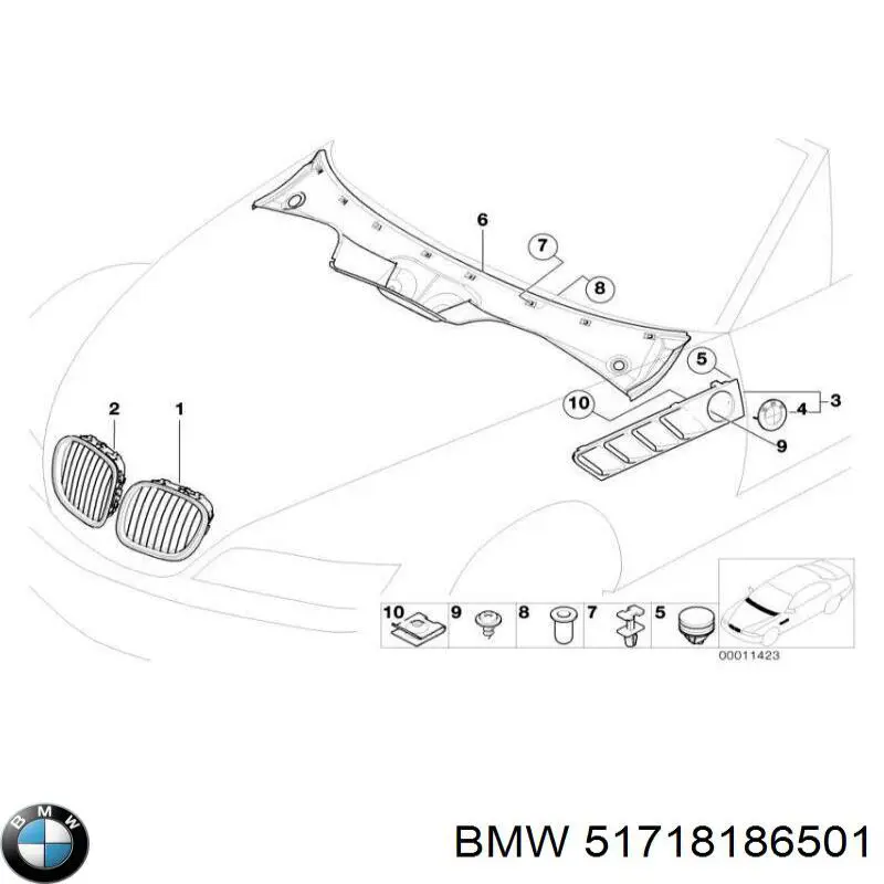Автоскло BMW 51718186501 ціна, від 0.82 USD