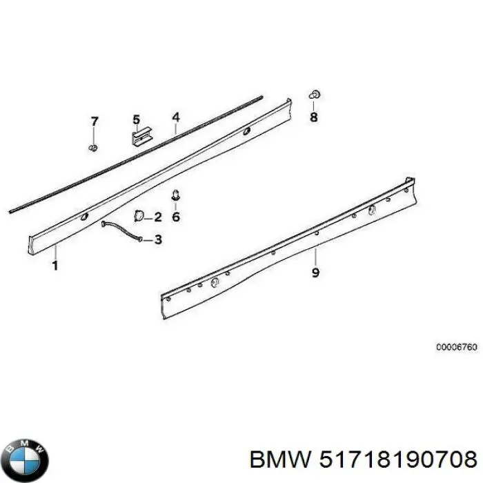 Купити 51718190708 BMW 
