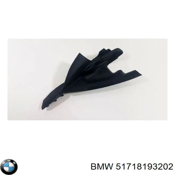 Купити 51718193202 BMW Заглушка/ решітка протитуманних фар бампера переднього, права