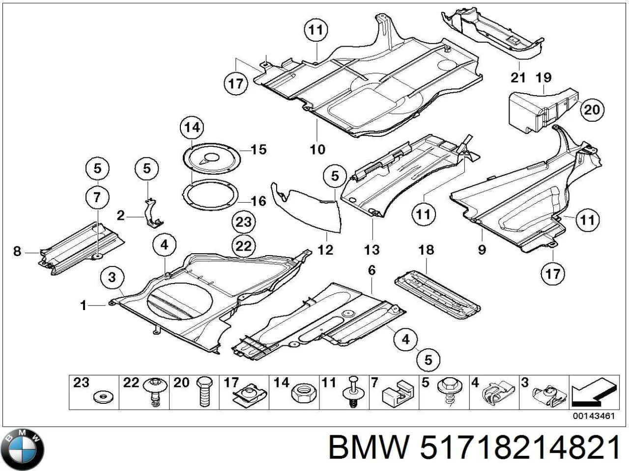  BMW 51718214821 ціна, від 94.87 USD
