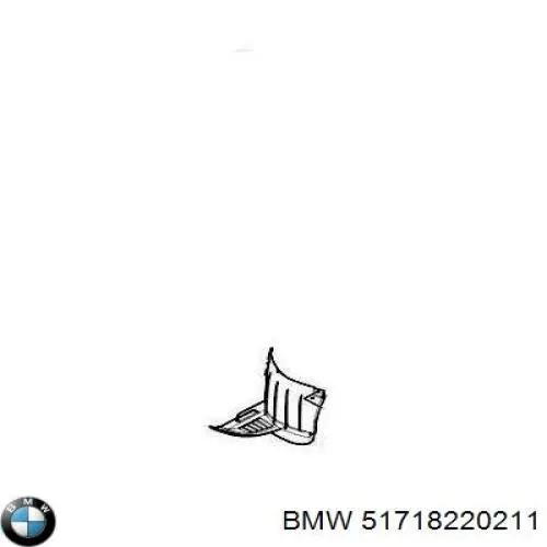 Захист двигуна, лівий BMW 51718220211 ціна, від 31.34 USD