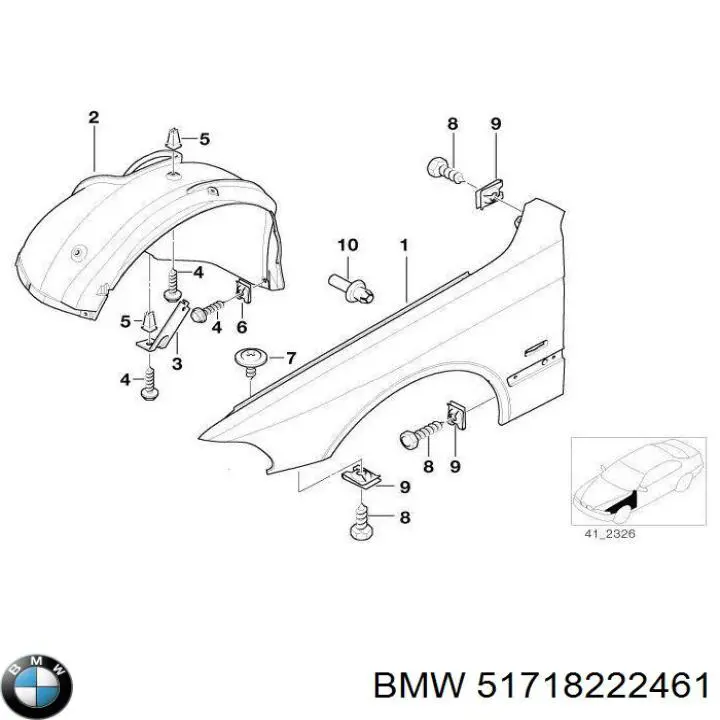 51718222461 BMW 