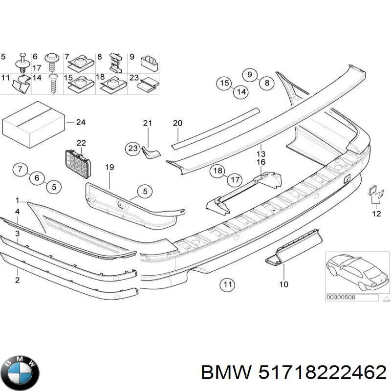  BMW 51718222462 ціна, від 42.34 USD