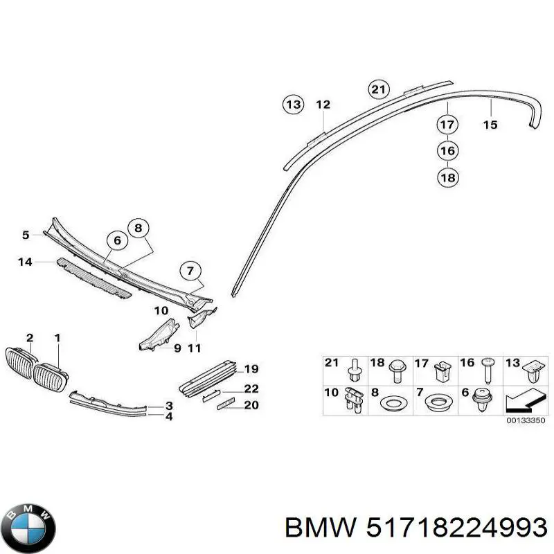  BMW 51718224993 ціна, від 31.67 USD