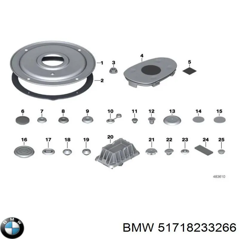  BMW 51718233266 ціна, від 43.08 USD