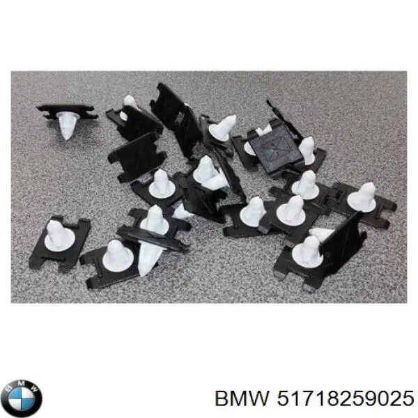 Пістон (кліп) кріплення накладок порогів на BMW X3 (F25)