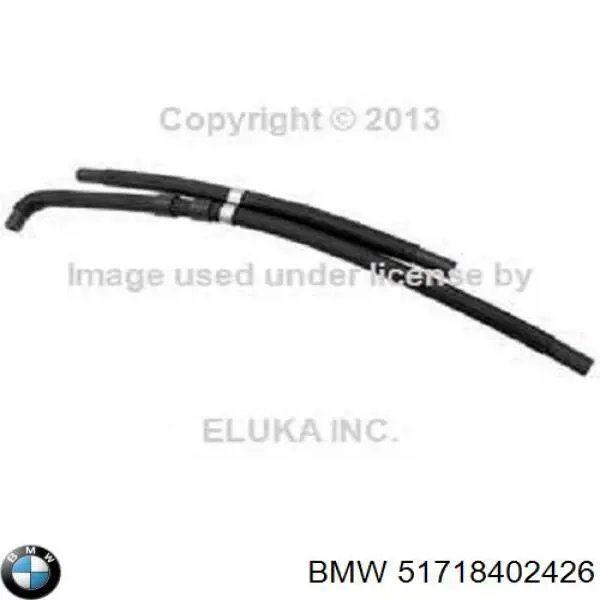 Повітропровід гальмівного диска, правий BMW 51718402426 ціна, від 16.02 USD