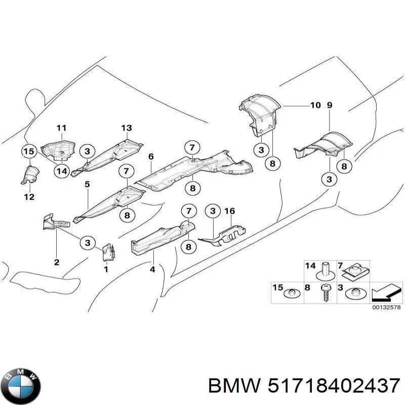Купити 51718402437 BMW 
