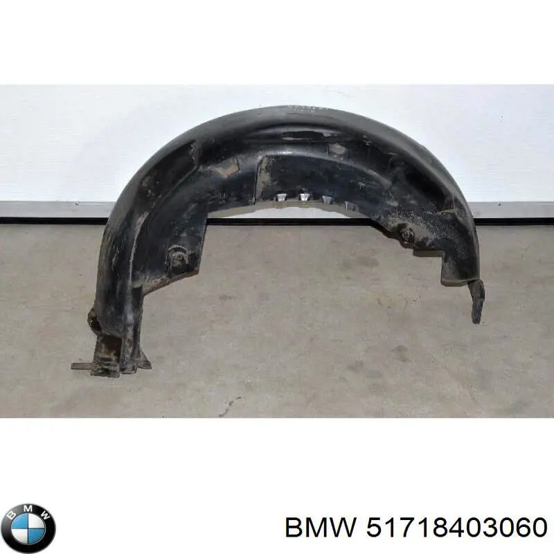 Підкрилок заднього крила, правий BMW 51718403060 ціна, від 14.07 USD