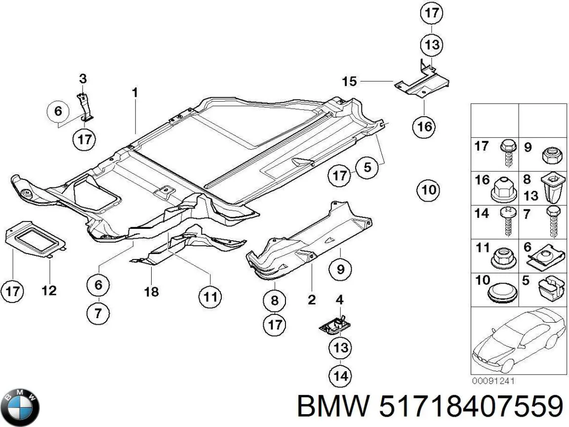 Купити 51718407559 BMW 