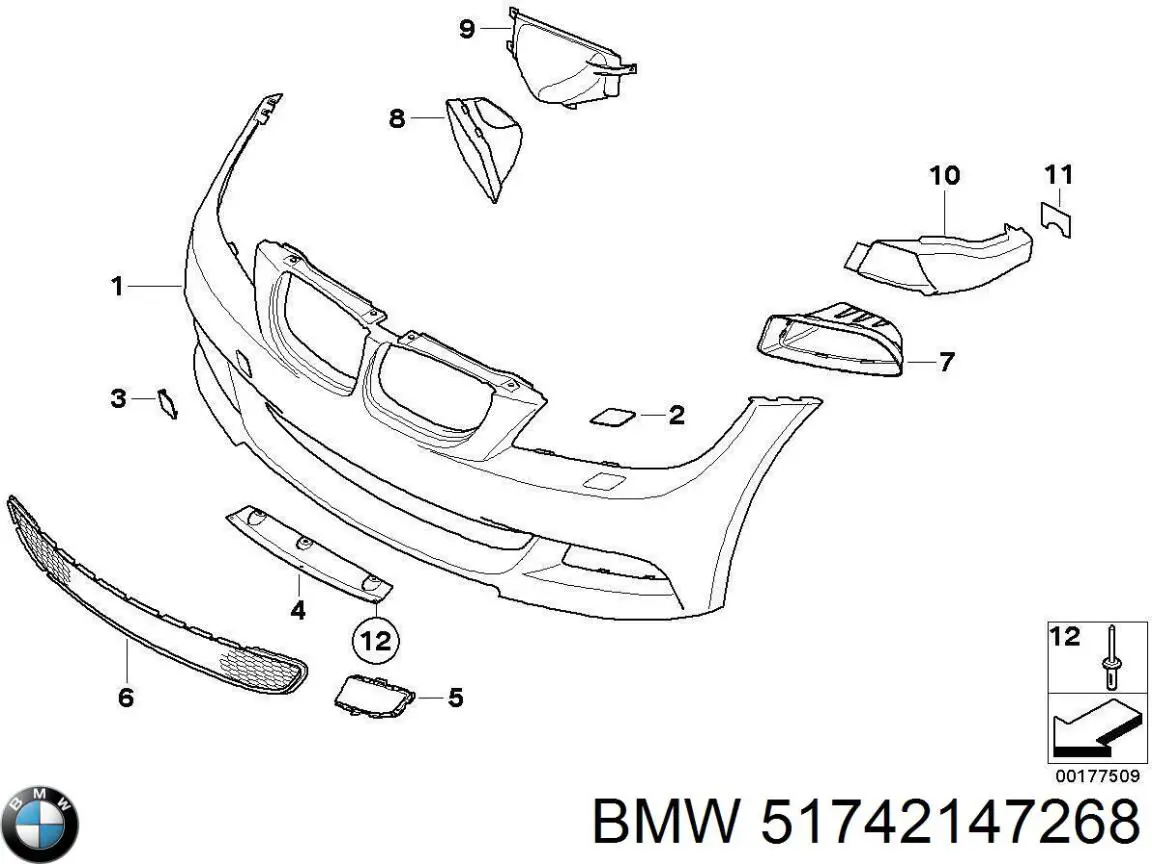  BMW 51742147268 ціна, від 44.33 USD