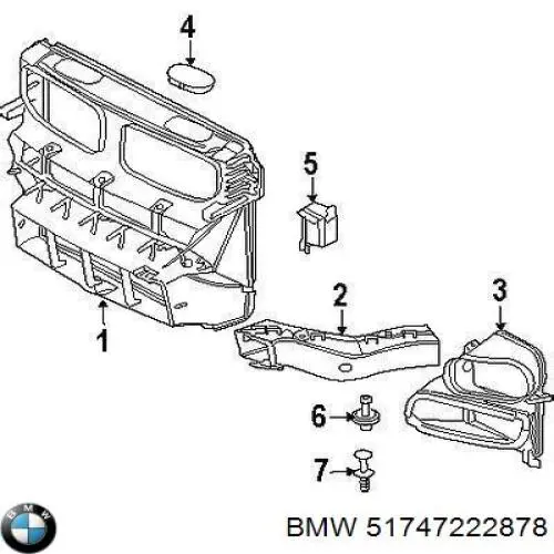 Повітропровід гальмівного диска, правий на BMW X5 (E70)