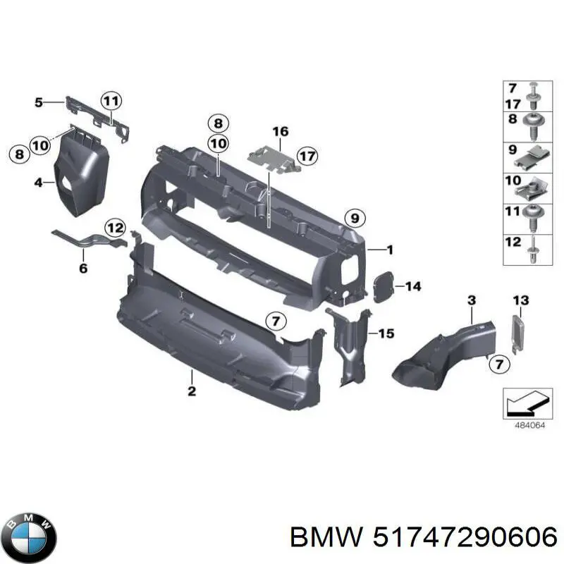  BMW 51747290606 ціна, від 57.27 USD