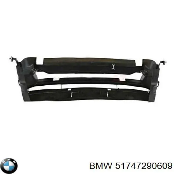 Повітропровід (дефлектор) радіатора, нижній BMW 51747290609 ціна, від 44.33 USD