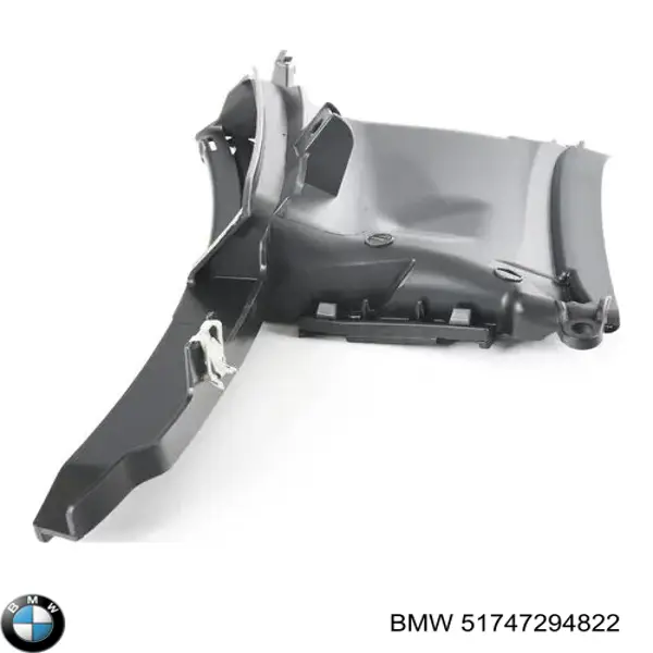 Повітропровід (дефлектор) радіатора, правий BMW 51747294822 ціна, від 40.41 USD
