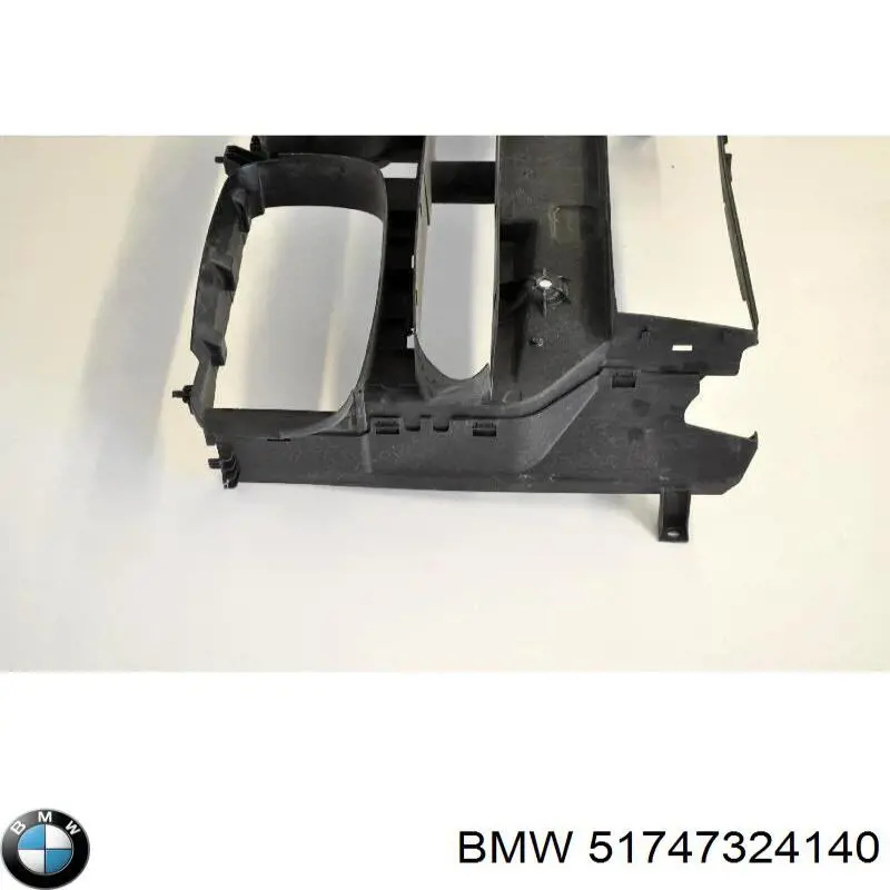 Повітропровід (дефлектор) радіатора, правий BMW 51747324140 ціна, від 37.82 USD