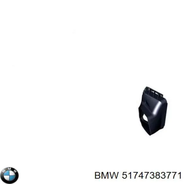 Купити 51747383771 BMW Повітропровід (дефлектор) радіатора, нижній