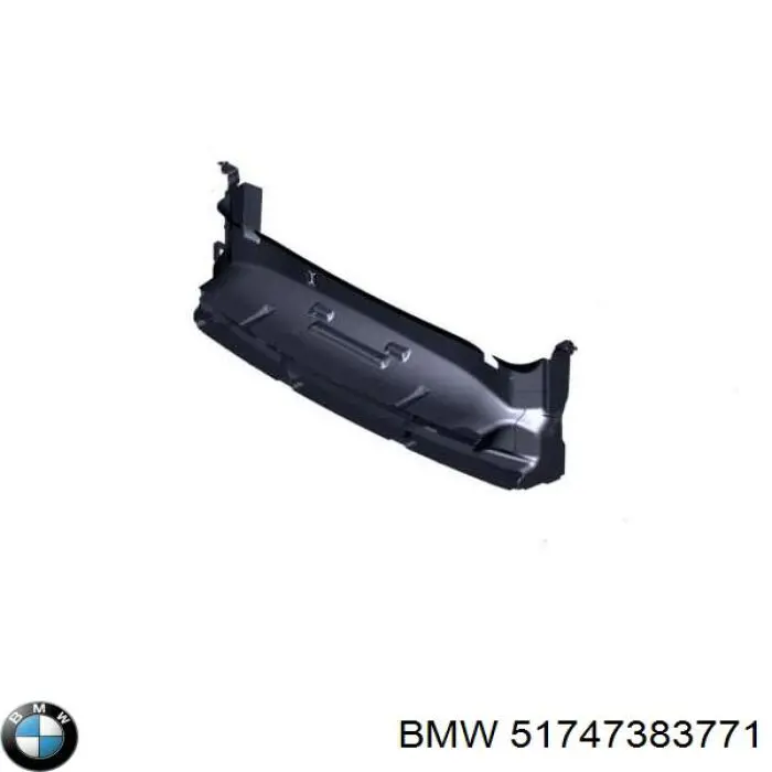 51747383771 BMW Повітропровід (дефлектор) радіатора, нижній